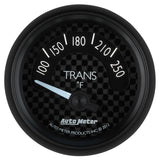 Autometer GT Series 52mm Short Sweep Electronic 100-250 Deg F Transmission Temperature - 8049