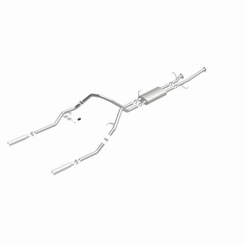 MagnaFlow 14 Toyota Tundra V8 4.6L/5.7L Stainless Cat Back Exhaust Dual Split Rear Exit - 15305