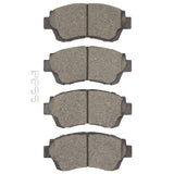 DFC 90-03 Toyota Sienna Front 4000 Hybridynamic Brake Pads - 4000-0476-00