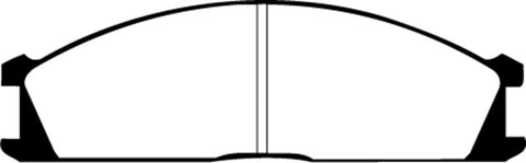 EBC 98-04 Nissan Frontier 2.4 2WD Greenstuff Front Brake Pads - DP6691