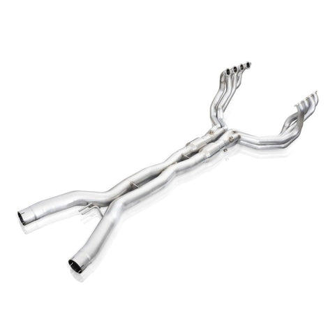 Stainless Works 2014-18 Corvette 6.2L Headers 2in Primaries w/ High-Flow Cats X-Pipe - C72CAT