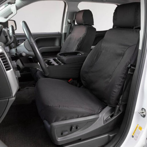 Covercraft 00-06 Ford Excursion Polycotton SeatSaver Custom Front Row Seat Covers - Charcoal - SS2299PCCH