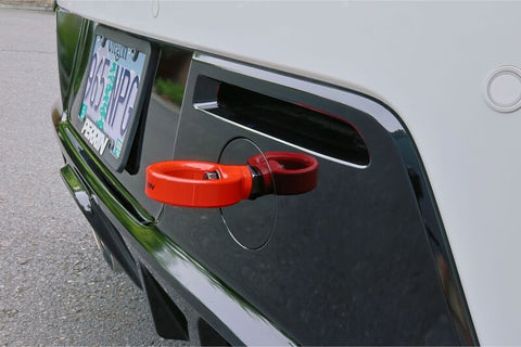 PERRIN 23-26 Toyota GR Corolla Rear Tow Hook - Red - PTP-BDY-251RD