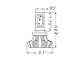 Oracle H8 4000 Lumen LED Headlight Bulbs (Pair) - 6000K - 5233-001