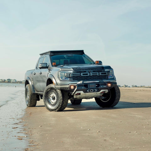 RIVAL 24-26 Ford Ranger Raptor Front Aluminum Bumper w/Winch Mount and Recovery Points - 2D.1813.1.US