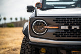 DV8 Offroad 2021-2025 Ford Bronco Black Headlights - HLCBR-01