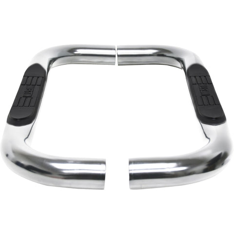 Westin 19-20 Chevy/GMC Silverado/Sierra 1500 Regular Cab E-Series 3 Nerf Step Bars - Stainless Steel - 23-4110