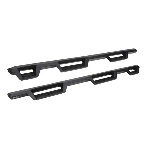 Westin 2019 Chevrolet Silverado/Sierra 1500 (5.5ft) Drop Wheel to Wheel Nerf Step Bars - Txt Black - 56-534685