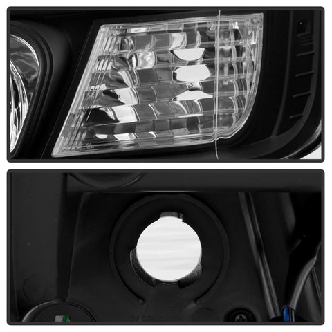 Spyder 04-15 Nissan Titan High-Power LED Module Equipped Headlights - Black (PRO-YD-NTI04PL-BK) - 5088406