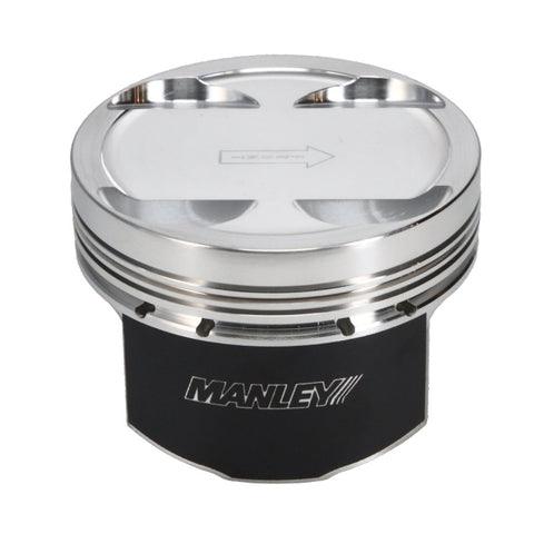 Manley 03-06 Evo 8/9 (7 Bolt 4G63T) 86.5mm +1.5mm Over Bore 9.0:1 Dish Pistons w/ Rings - 606115C-4