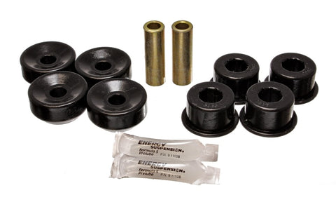 Energy Suspension 92-01 Prelude Black Rear Shock Upper and Lower Bushing Set - 16.8108G