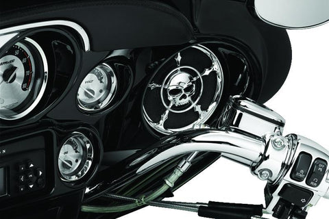 Kuryakyn Zombie Speaker Grills Chrome - 3787