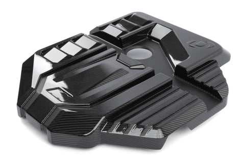 Dinan 21-27 BMW M2/M3/M4 (G80/G82/G87) Gloss Carbon Fiber Engine Cover w/Matte Accents - D590-0005