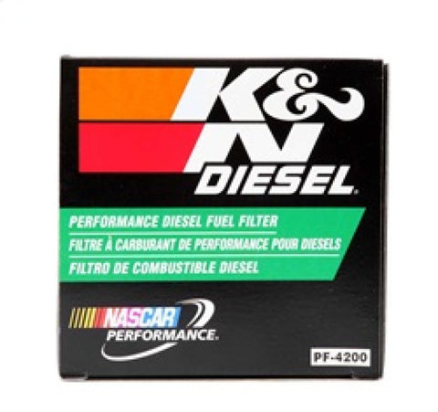 K&N 03-09 Dodge Ram 5.9L L6 Diesel 3.375in OD x 3.969in L Fuel Filter - PF-4200