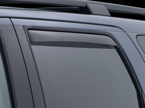 WeatherTech 08+ Toyota Sequoia Rear Side Window Deflectors - Dark Smoke - 85450
