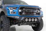 Addictive Desert Designs 17-20 Ford F-150 Raptor Bomber Front Bumper w/ 4 Rigid 360 6in Round Mounts - F110014110103