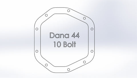 aFe 97-18 Jeep Wrangler TJ/JK Dana 44 Street Series Differential Cover w/ Machined Fins - Raw - 46-71110A