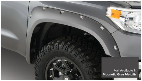 Bushwacker 16-18 Toyota Tundra Fleetside Pocket Style Flares 4pc - Magnetic Grey - 30918-63