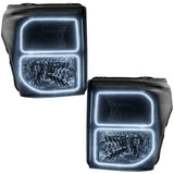 Oracle 11-16 Ford F250/350 LED HL - Black - ColorSHIFT w/ Simple Controller - 8159-504