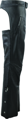 River Road Plains Leather Chaps Black Womens - Small - 094425
