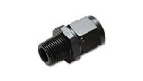 Vibrant -4AN Female to 1/8in NPT Male Swivel Straight Adapter Fitting - 11366