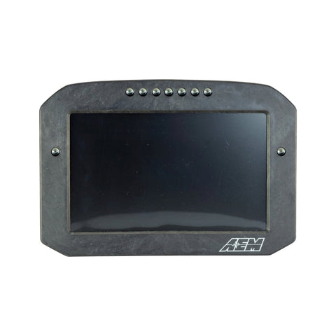 AEM CD-7G Carbon Flush Digital Dash Display w/ Internal 20Hz GPS & Antenna - 30-5702F