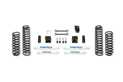 Fabtech 07-18 Jeep JK 4WD 2-Door 3in Sport System w/Perf. Shocks - FTS24095