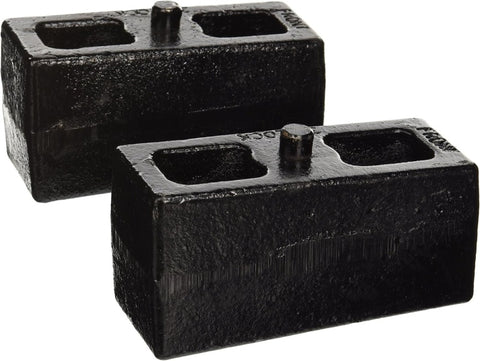 Fabtech 88-98 GM C1500 2WD Extra Cab Rear Leaf Spring Block Kit - 3in - FTSBK3