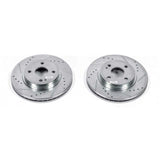 Power Stop 11-14 Mazda 2 Front Evolution Drilled & Slotted Rotors - Pair - JBR1561XPR