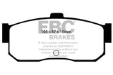 EBC 91-97 Infiniti G20 2.0 Redstuff Rear Brake Pads - DP3889C