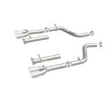 MagnaFlow Axle-Back, SS, 2.5in, Quad Split Rear 3.5in Tip 2015 Dodge Challenger R/T 5.7L - 19210