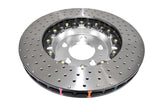 DBA 2015+ Audi RS-3 5000 Series Drilled Front Brake Rotor - DBA52844SLVXD