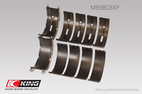 King Engine Bearings BMW S65B40A (Size +0.25mm) Main Bearing Set - MB5803XP0.25