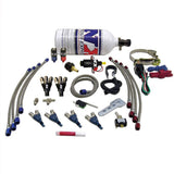 Nitrous Express 4 Cyl Piranha Nitrous Kit w/2.5lb Bottle - 60005P
