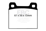 EBC 77-84 Alfa Romeo Alfasud 1.2 Greenstuff Front Brake Pads - DP2104