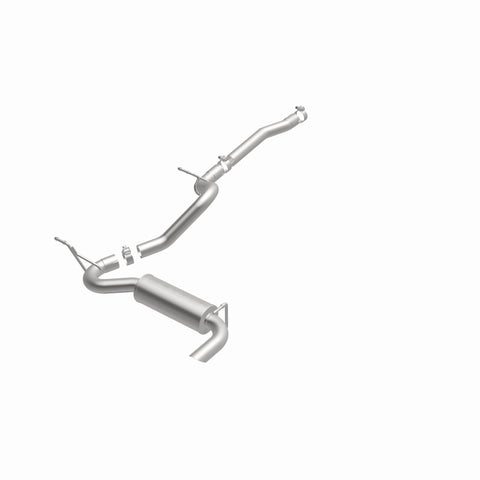 MagnaFlow 12-14 Jeep Wrangler 3.6L Single Straight Rear P/S Exit Stainless C/b Perf Exhaust-Comp - 15118