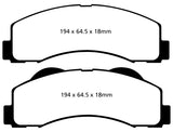 EBC 15+ Ford Expedition 3.5 Twin Turbo 2WD Greenstuff Front Brake Pads - DP61855