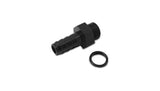 Vibrant Aluminum Male -6AN ORB to 3/8in Barb w/O-Ring - Anodized Black - 11317