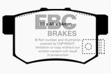 EBC 01-03 Acura CL 3.2 Greenstuff Rear Brake Pads - DP2781/2