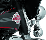 Kuryakyn Custom Teardrop Tie-Down Brackets 83-13 Touring Chrome - 928