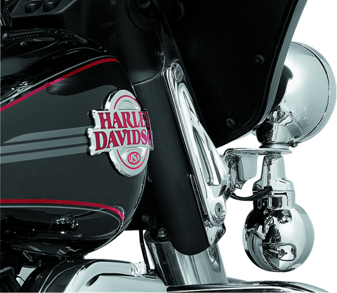 Kuryakyn Custom Teardrop Tie-Down Brackets 83-13 Touring Chrome - 928