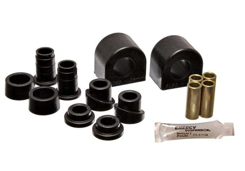 Energy Suspension 88-96 Chevy Corvette Black 24mm Front Sway Bar Bushing Set (End Links Inc) - 3.5141G