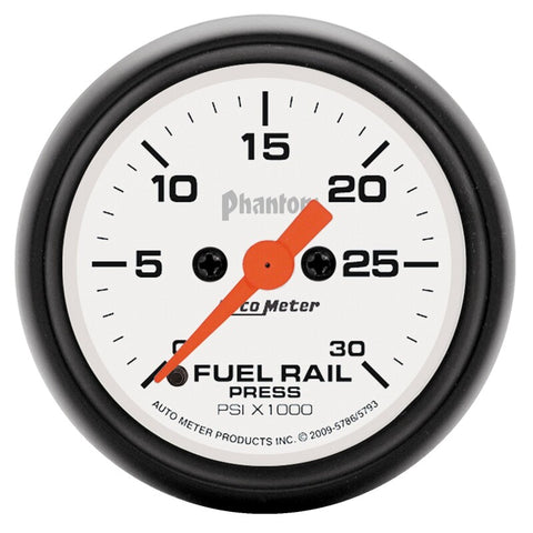 AutoMeter Gauge Rail Press (Ram 6.7L) 2-1/16in. 30Kpsi Digital Stepper Motor Phantom - 5793