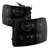 xTune Chevy Silverado 07-13 Crystal Headlights Black Smoked HD-JH-CS07-AM-BSM - 9030260