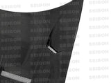 Seibon 93-02 Mazda RX7 FD3S TS Style Carbon Fiber Hood - HD9396MZRX7-TS
