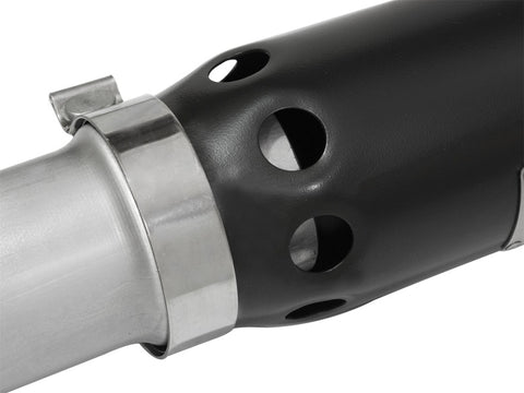 aFe LARGE BORE HD 3.5in DPF-Back Alum Exhaust w/Black Tip 2016 GM Colorado/Canyon 2.8L (td) - 49-04064-B