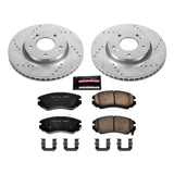 Power Stop 10-11 Kia Soul Front Z23 Evolution Sport Brake Kit - K5913