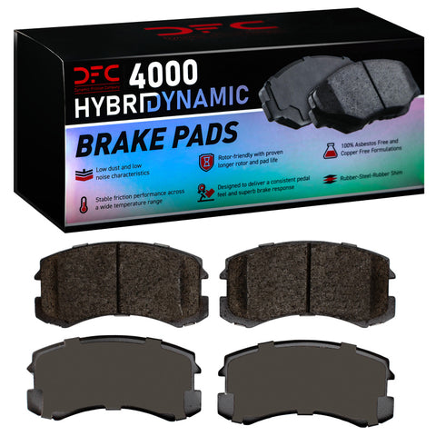 DFC 02-07 Mitsubishi Lancer Front 4000 Hybridynamic Brake Pads - 4000-0904-00