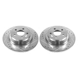 Power Stop 07-11 Volvo S80 Rear Evolution Drilled & Slotted Rotors - Pair - EBR1074XPR