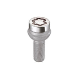 McGard Wheel Lock Bolt Set - 4pk. (Radius Seat) M14X1.5 / 17mm Hex / 26.7mm Shank Length - Chrome - 28018